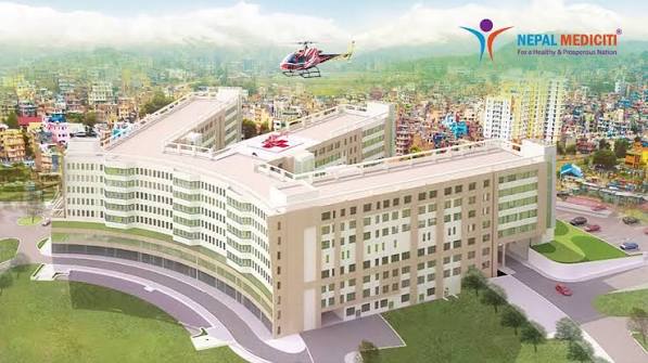 " Nepal Mediciti Hospital in Lalitpur, Nepal offering world-class healthcare services and advanced medical treatment "